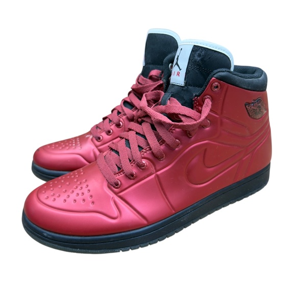 Nike Air Jordan Retro 1 Men size 10 Foamposite Anodized Red Cranberry 414823-601 main image 13